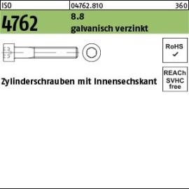 ISO 4762 8.8 galvanisch verzinkt Zylinderschrauben mit Innensechskant Produktbild
