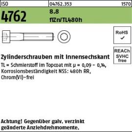 ISO 4762 8.8 flZn/TL 480h (zinklamellenbesch.) Zylinderschrauben mit Innensechskant Produktbild