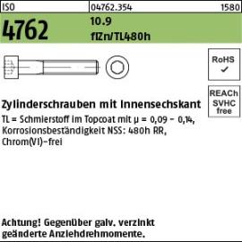 ISO 4762 10.9 flZn/TL 480h (zinklamellenbesch.) Zylinderschrauben mit Innensechskant Produktbild