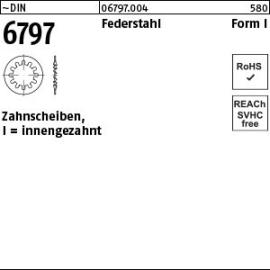 Reyher ~DIN 6797 Federstahl Form I Zahnscheiben, innengezahnt Produktbild