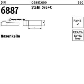 Reyher DIN 6887 Stahl C45+C Nasenkeile Produktbild