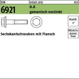 Reyher DIN 6921 8.8 galvanisch verzinkt Sechskantschrauben mit Flansch Produktbild