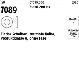 Reyher ISO 7089 Stahl 200 HV Flache Scheiben, normale Reihe, Produktklasse A, ohne Fase Produktbild