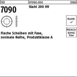 ISO 7090 Scheiben, Normale Reihe, mit Fase, PK A