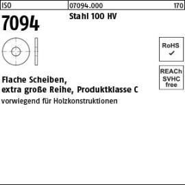ISO 7094 flache Scheiben, extra große Reihe, Produktklasse C