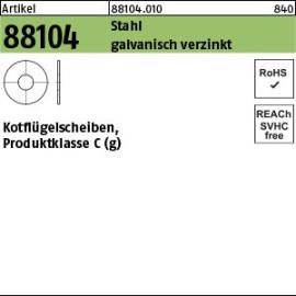 Artikel 88104 Stahl galvanisch verzinkt Kotflügelscheiben, Produktklasse C (g) Produktbild
