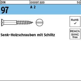 Reyher DIN 97 A 2 Senk-Holzschrauben mit Schlitz Produktbild