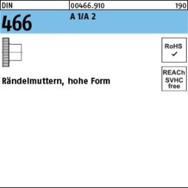 Reyher DIN 466 A 1/A 2 Rändelmuttern, hohe Form Produktbild