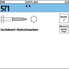 Reyher DIN 571 A 4 Sechskant-Holzschrauben Produktbild