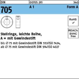 Reyher ~DIN 705 A 1 Form A Stellringe, leichte Reihe, mit Gewindestift Produktbild