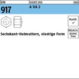 Reyher DIN 917 A 1/A 2 Sechskant-Hutmuttern, niedrige Form Produktbild