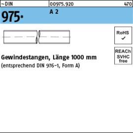 Reyher ~DIN 975 A 2 Gewindestangen, Länge 1000 mm Produktbild