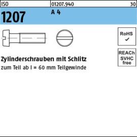 ISO 1207 A 4 Zylinderschrauben mit Schlitz Produktbild