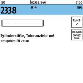 ISO 2338 A 4 m6 Zylinderstifte, Toleranzfeld m6 Produktbild