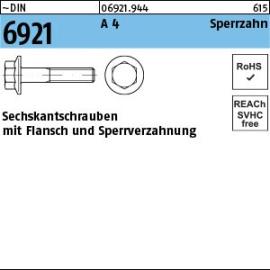 Reyher ~DIN 6921 A 4 Sperrzahn Sechskantschrauben mit Flansch Sperrverzahnung Produktbild