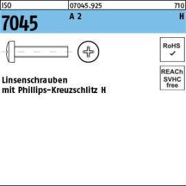 Reyher ISO 7045 A 2 H Linsenschrauben mit Phillips-Kreuzschlitz H Produktbild