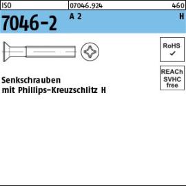 Reyher ISO 7046-2 A 2 H Senkschrauben mit Phillips-Kreuzschlitz H Produktbild