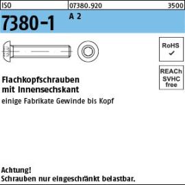 Reyher ISO 7380-1 A 2 Flachkopfschrauben mit Innensechskant Produktbild