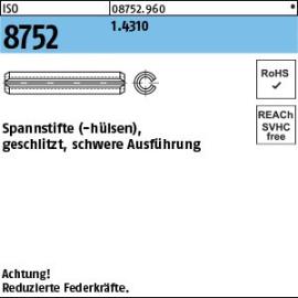 Reyher ISO 8752 1.4310 Spannstifte (-hülsen), geschlitzt, schwere Ausführung Produktbild