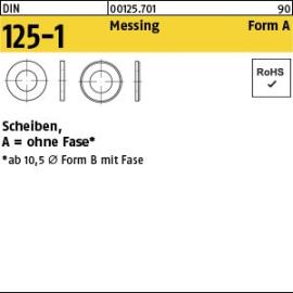Reyher DIN 125-1 Messing Form A Scheiben Produktbild