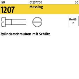 ISO 1207 Messing Zylinderschrauben mit Schlitz Produktbild