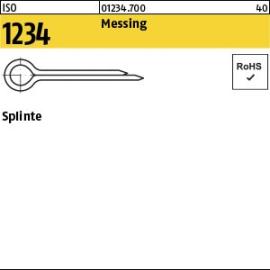 ISO 1234 Messing Splinte Produktbild