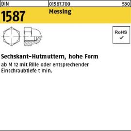 Reyher DIN 1587 Messing Sechskant-Hutmuttern, hohe Form Produktbild