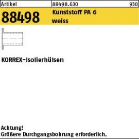 Reyher Artikel 88498 Kunststoff PA 6 weiss KORREX-Isolierhülsen Produktbild
