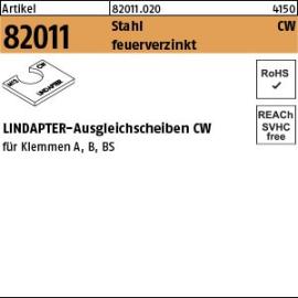 Artikel 82011 Stahl CW feuerverzinkt LINDAPTER-Ausgleichscheiben CW Produktbild