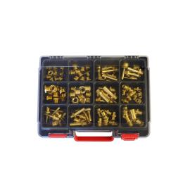 Sortimentsbox Messingdrehteile, reduzierte Bestückung Produktbild