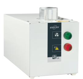 asecos Entlüftungsaufsatz für Fassschränke, pulverbeschichtetes Stahlblech, Maße 200x400x200 mm Produktbild