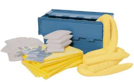 asecos Mobilbox, PE Blau, Maße 610x400x340 mm Produktbild