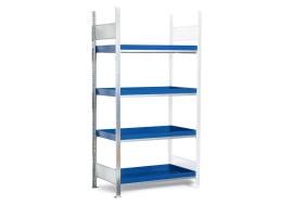 asecos Gefahrstoffregal (Anbauregal) RWW 1064, verzinkter Stahl, Maße 1012x637x2000 mm Produktbild
