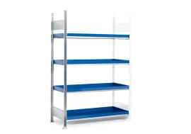 asecos Gefahrstoffregal (Anbauregal) RWW 1364, verzinkter Stahl, Maße 1312x637x2000 mm Produktbild