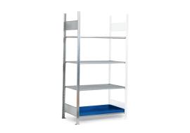 asecos Gefahrstoffregal (Anbauregal) REG 1044, verzinkter Stahl, Maße 1012x437x2000 mm Produktbild