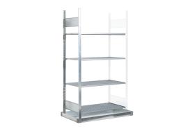 asecos Gefahrstoffregal (Anbauregal) REG-B 1054, verzinkter Stahl, Maße 1006x526x2000 mm Produktbild