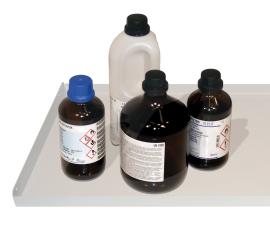 asecos Fachboden Standard für für Sicherheitsschränke S30, pulverbeschichtetes Stahlblech Lichtgrau RAL 7035, Maße 1068x500x40 mm Produktbild