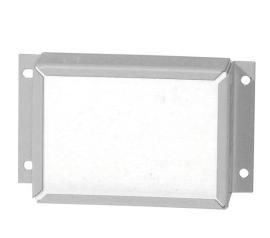 Rohrdurchführung für für Sicherheitsschränke Q90/S90, pulverbeschichtetes Stahlblech Lichtgrau RAL 7035, Maße 182x104x48 mm Produktbild