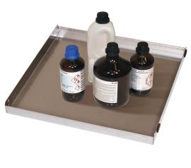 asecos Fachboden Standard für für Sicherheitsschränke Q90/S90, Edelstahl 1.4301, Maße 443x435x30 mm Produktbild