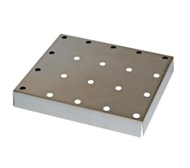 asecos Lochblecheinsatz Standard für für Sicherheitsschränke CS, verzinktes Stahlblech, Maße 464x408x41 mm Produktbild