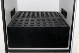 asecos Auffangwanne mit Gitterrost für für Sicherheitsschränke SL, PE, Maße 466x550x320 mm Produktbild