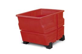 asecos Mehrzweckbehälter, PE Rot, Inhalt 600,00Liter, Maße 825x1240x845 mm Produktbild