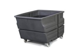 asecos Mehrzweckbehälter, PE Grau, Inhalt 600,00Liter, Maße 825x1240x900 mm Produktbild