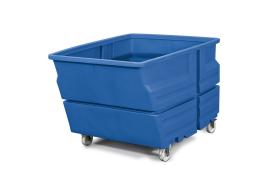 asecos Mehrzweckbehälter, PE Blau, Inhalt 600,00Liter, Maße 825x1240x900 mm Produktbild
