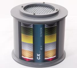 asecos Filter mehrstufig für CX, Aktivkohle, Maße 270x270x246 mm Produktbild