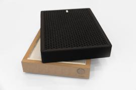 asecos Mehrkomponentenfilter 2x Filterpaket, Maße 402x509x162 mm Produktbild