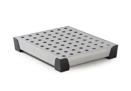 asecos Kleingebindewanne, Edelstahl, für Kleingebinde, Maße 500x400x95 mm Produktbild