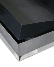 Kannenträger für KTC Station, verzinkter Stahl Schwarz, Maße 364x452x374 mm Produktbild