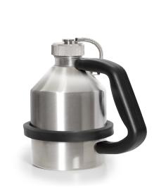 asecos Sicherheitskanne, Edelstahl 1.4404, Inhalt 1,00Liter, Maße 132x165x181 mm Produktbild