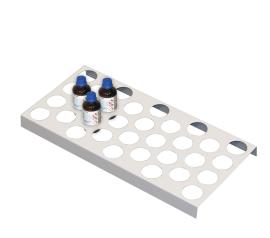 asecos Flaschengestell für für Sicherheitsschränke UB90/UB30, pulverbeschichtetes Stahlblech Lichtgrau RAL 7035, Breite 590, 1100 u.1400 mm Produktbild